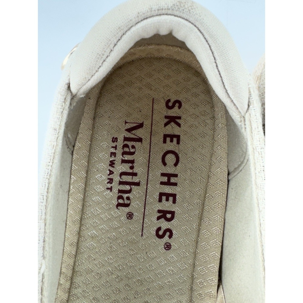 Skechers Martha Stewart BOBS Sesame By The Bay Womens Shoes Sz 9.5 Slip On - Picture 6 of 8